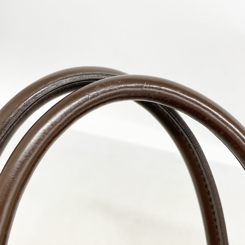 【6ic3902】ルイヴィトン ハンドバッグ ダミエ サリアオリゾンタル N51282 エベヌ【中古】レディース