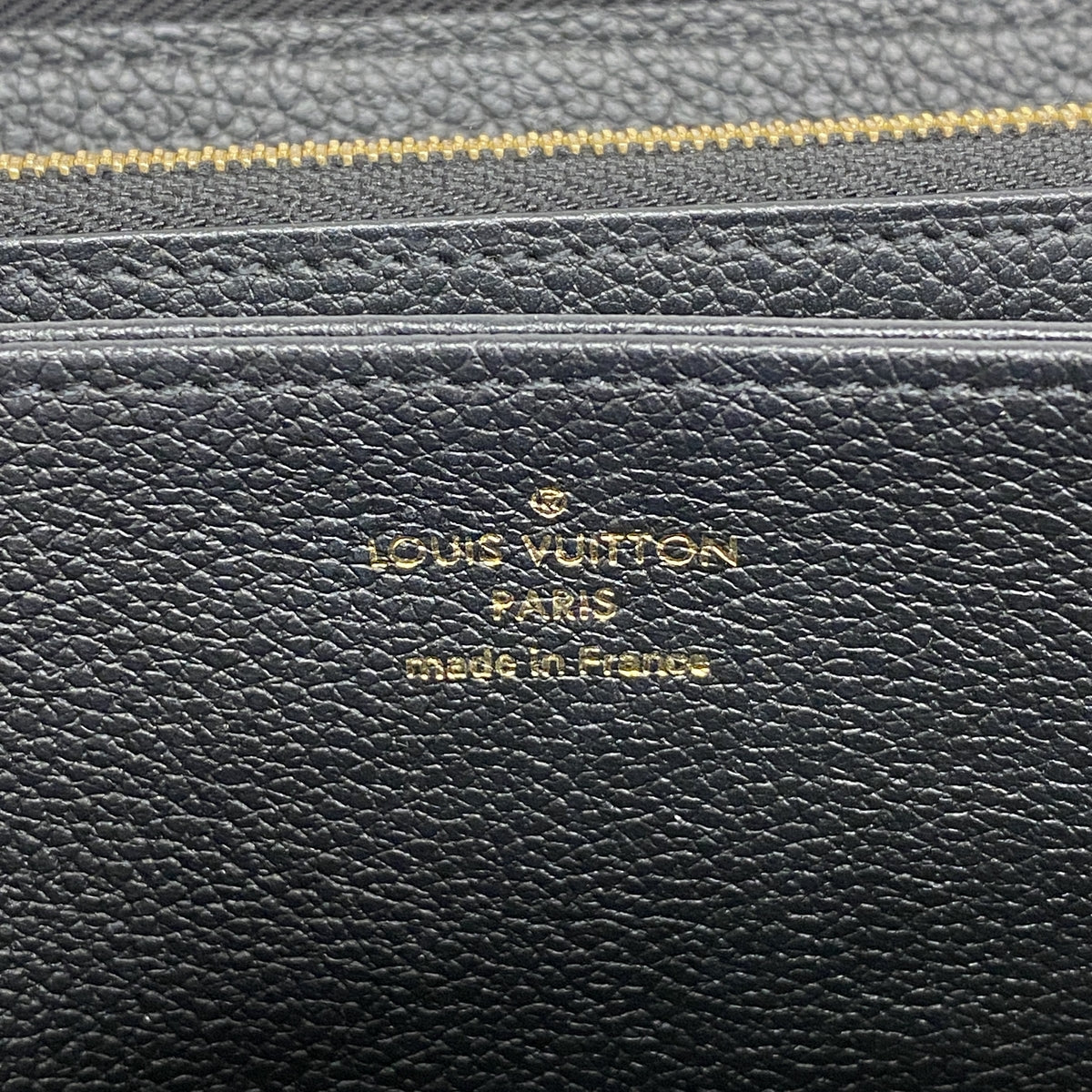 【6ic3907】ルイヴィトン 長財布 モノグラム・アンプラント ジッピーウォレット M61864 ノワール【中古】メンズ レディース ユニセックス