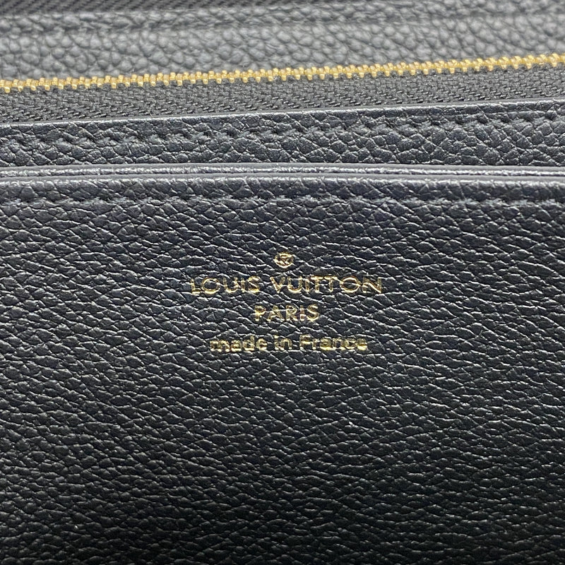 【6ic3907】ルイヴィトン 長財布 モノグラム・アンプラント ジッピーウォレット M61864 ノワール【中古】メンズ レディース ユニセックス