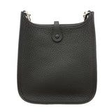 【6ic3919】エルメス ショルダーバッグ エヴリンTPM トリヨンクレマンス ブラック シルバー金具 K刻印【中古】レディース