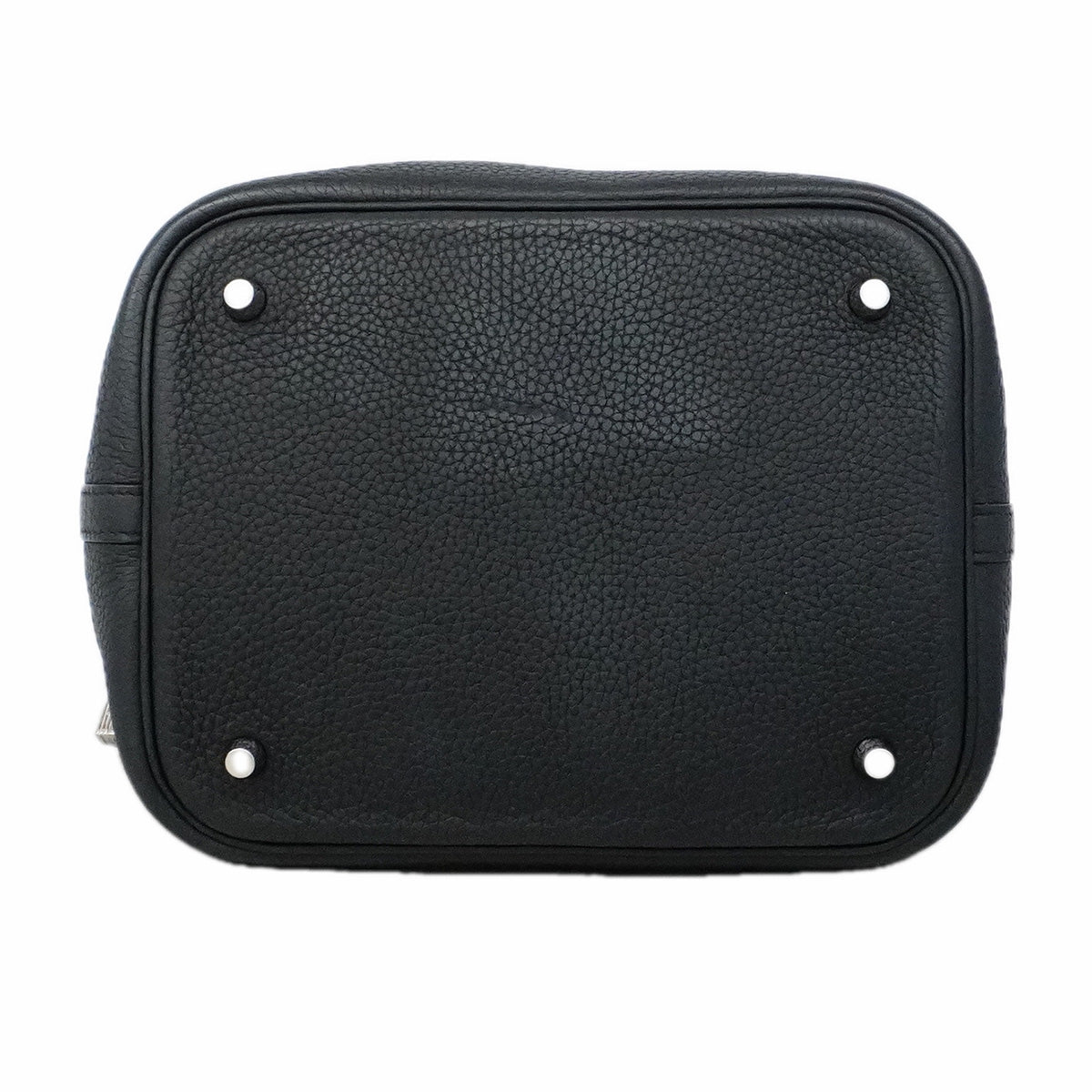 【6ic3922】エルメス ハンドバッグ ピコタンロックMM トリヨンクレマンス ブラック シルバー金具 A刻印【中古】レディース