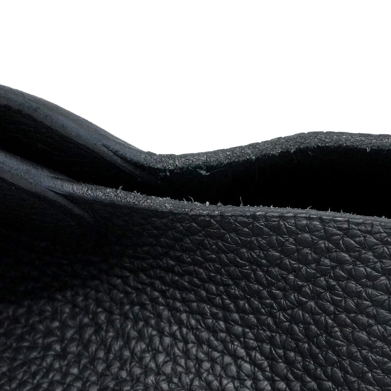 【6ic3922】エルメス ハンドバッグ ピコタンロックMM トリヨンクレマンス ブラック シルバー金具 A刻印【中古】レディース