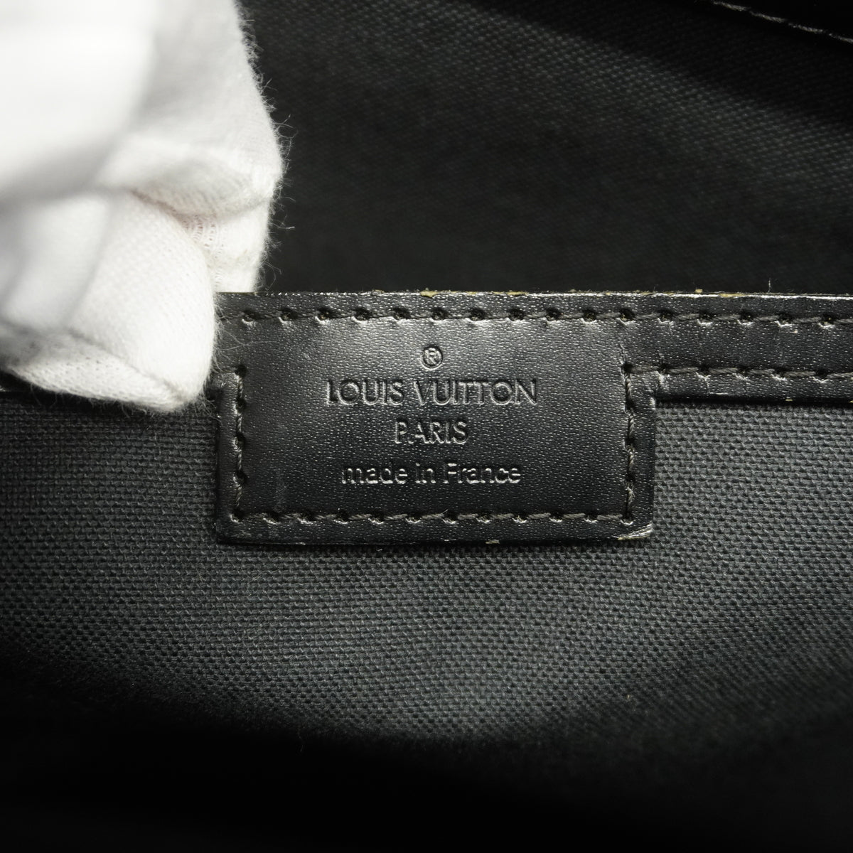 【6ic3929】ルイヴィトン トートバッグ ダミエ・グラフィット タダオ N51192 ブラック グレー【中古】メンズ