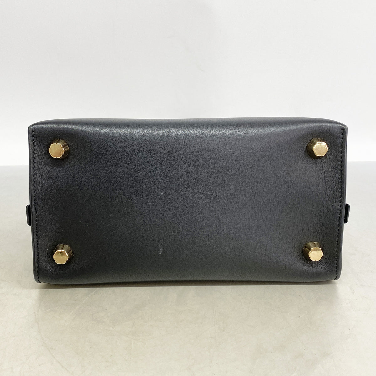 【6ic3935】サルヴァトーレフェラガモ ハンドバッグ ジェットセット レザー ブラック レッド シャンパンゴールド金具 2wayバッグ【中古】レディース