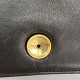 【6ic3937】シャネル ショルダーバッグ マトラッセ チェーンショルダー ラムスキン ブラック ゴールド金具【中古】レディース