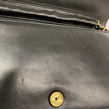 【6ic3937】シャネル ショルダーバッグ マトラッセ チェーンショルダー ラムスキン ブラック ゴールド金具【中古】レディース