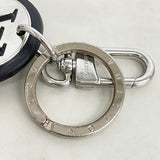 【6ic3944】ルイヴィトン キーホルダー・チャーム LVサークル M00741 シルバー ブラック【中古】メンズ