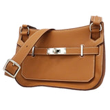 【6ic3959】エルメス ショルダーバッグ ジプシエールミニ スイフト ゴールド シルバー金具 K刻印【中古】レディース