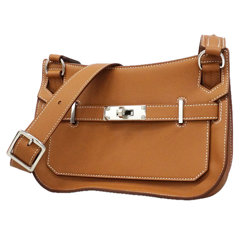 【6ic3959】エルメス ショルダーバッグ ジプシエールミニ スイフト ゴールド シルバー金具 K刻印【中古】レディース