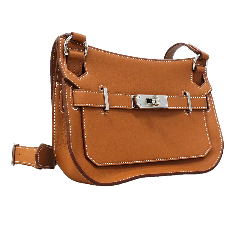 【6ic3959】エルメス ショルダーバッグ ジプシエールミニ スイフト ゴールド シルバー金具 K刻印【中古】レディース