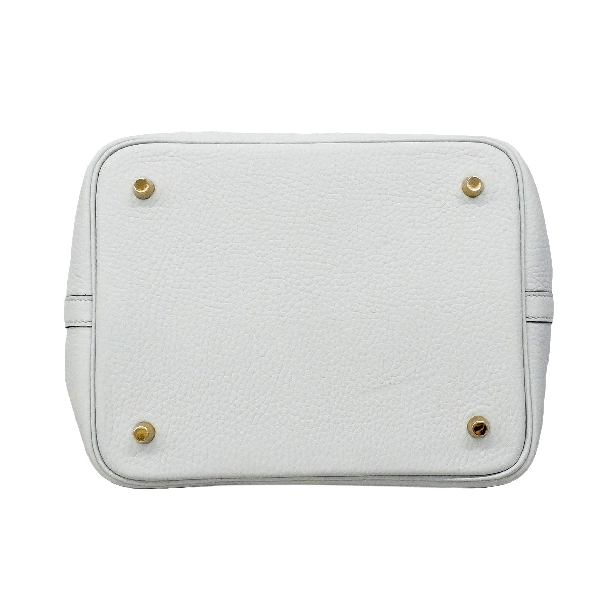 【6ic3961】エルメス ハンドバッグ ピコタンロックMM トリヨンクレマンス ブルーペール ゴールド金具 B刻印【中古】レディース