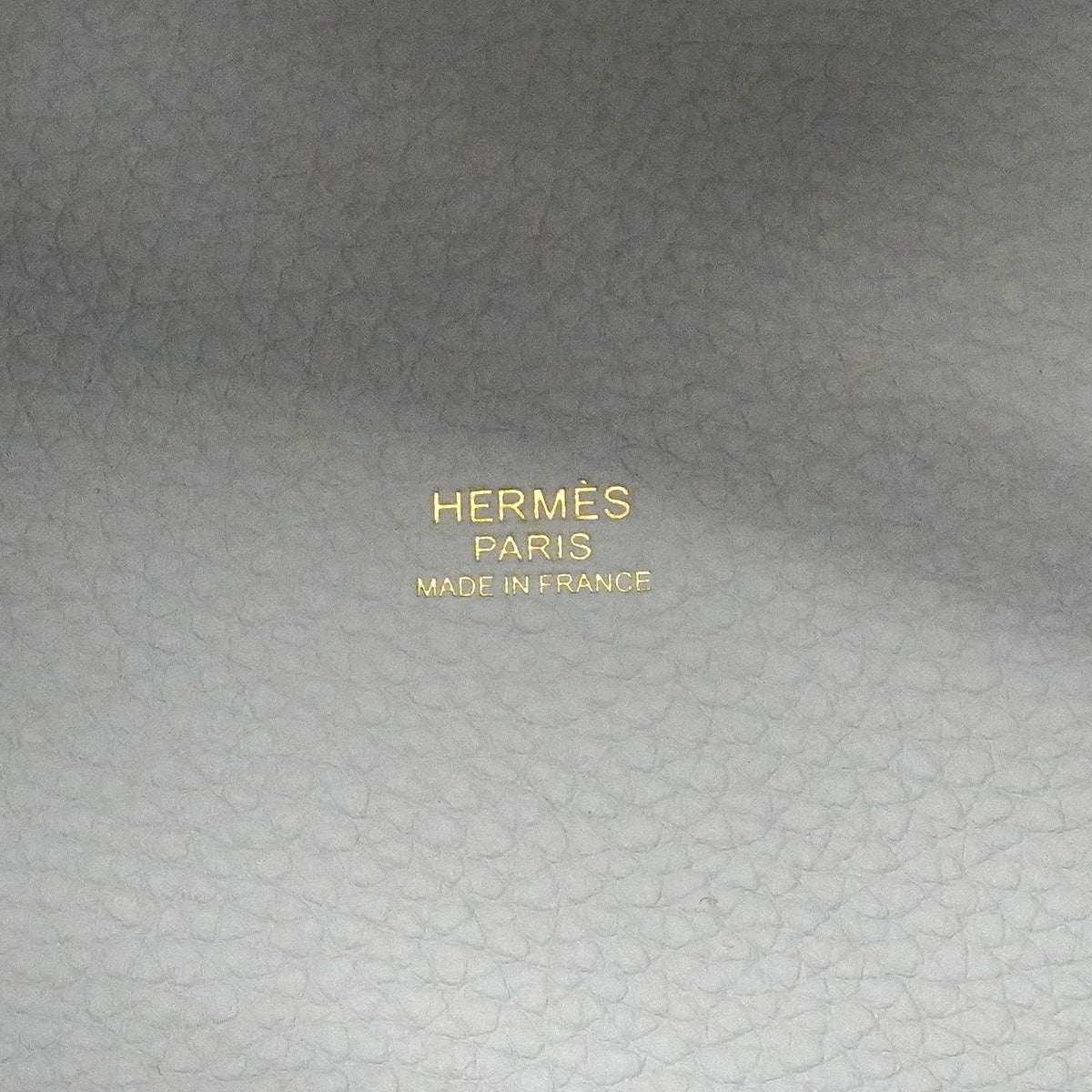 【6ic3961】エルメス ハンドバッグ ピコタンロックMM トリヨンクレマンス ブルーペール ゴールド金具 B刻印【中古】レディース
