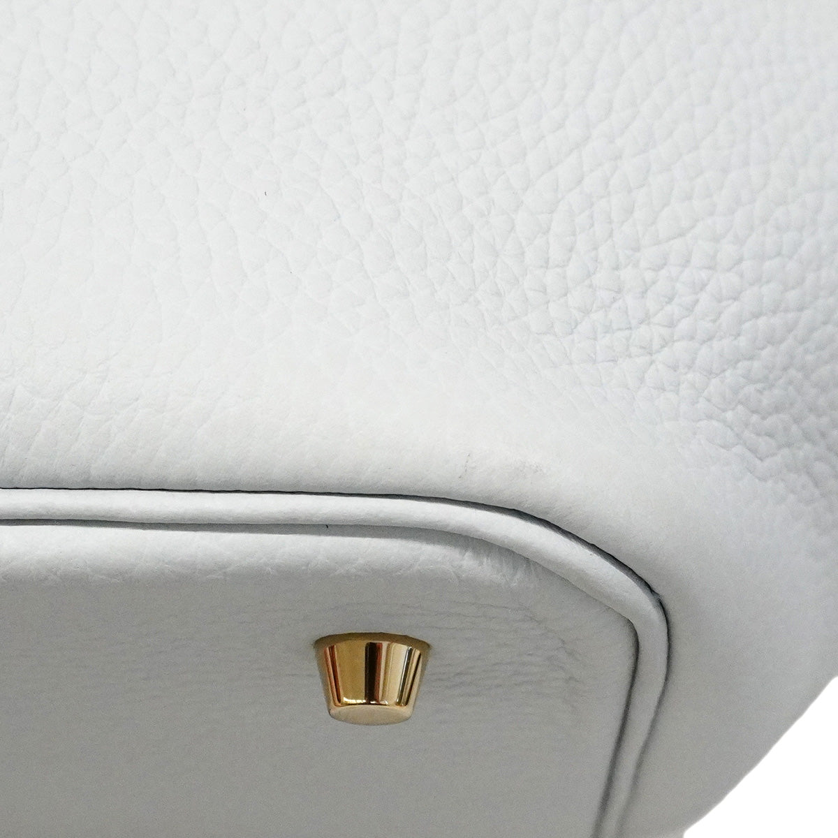 【6ic3961】エルメス ハンドバッグ ピコタンロックMM トリヨンクレマンス ブルーペール ゴールド金具 B刻印【中古】レディース