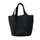【6ic3963】エルメス ハンドバッグ ピコタンロックMM トリヨンクレマンス ブラック シルバー金具 U刻印【中古】レディース