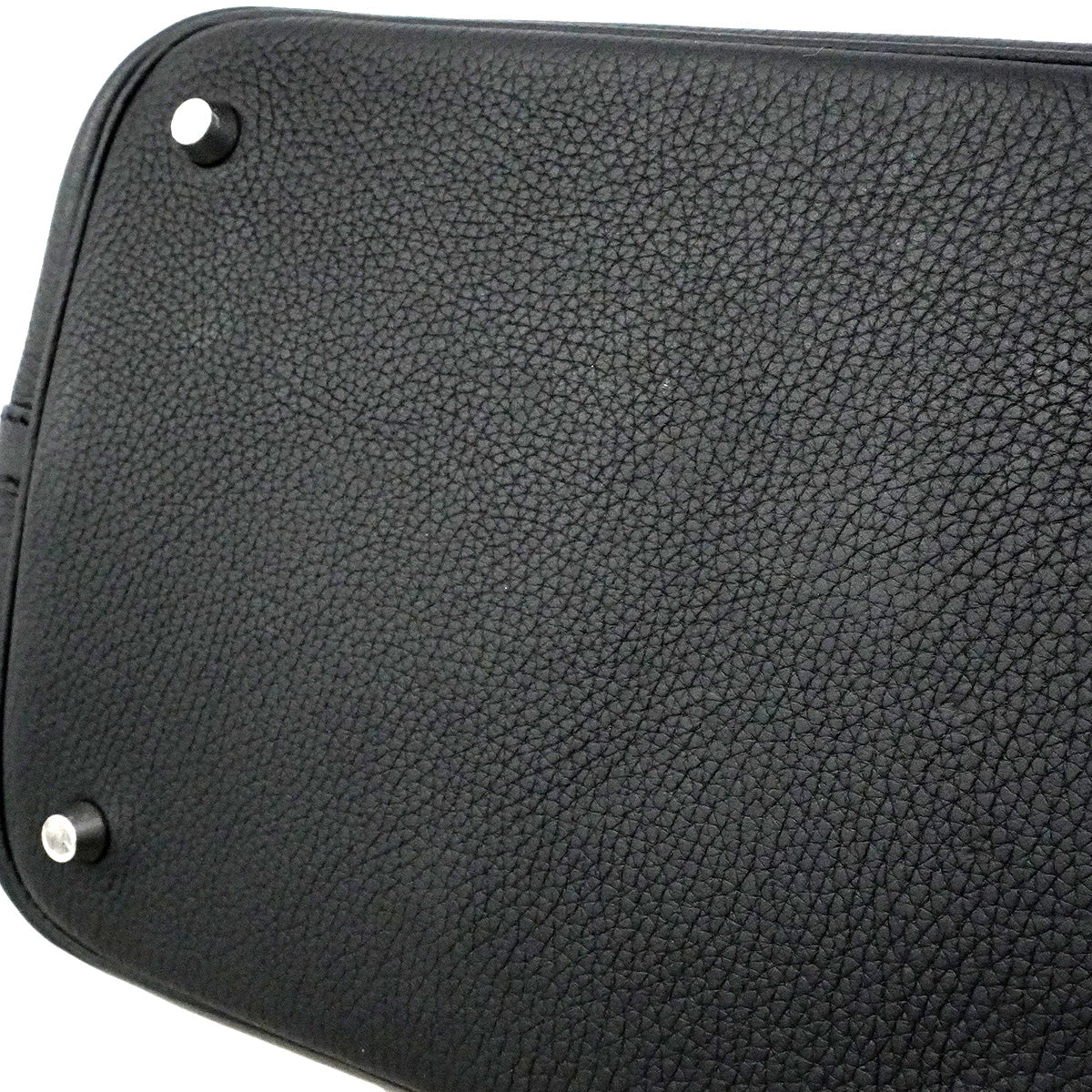 【6ic3963】エルメス ハンドバッグ ピコタンロックMM トリヨンクレマンス ブラック シルバー金具 U刻印【中古】レディース