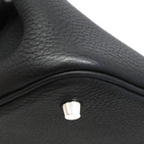 【6ic3963】エルメス ハンドバッグ ピコタンロックMM トリヨンクレマンス ブラック シルバー金具 U刻印【中古】レディース