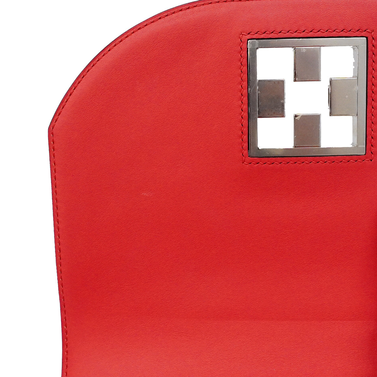 【6ic3964】エルメス ショルダーバッグ モザイク ヴォーエプソン ローズエクストリーム シルバー金具 D刻印【中古】レディース