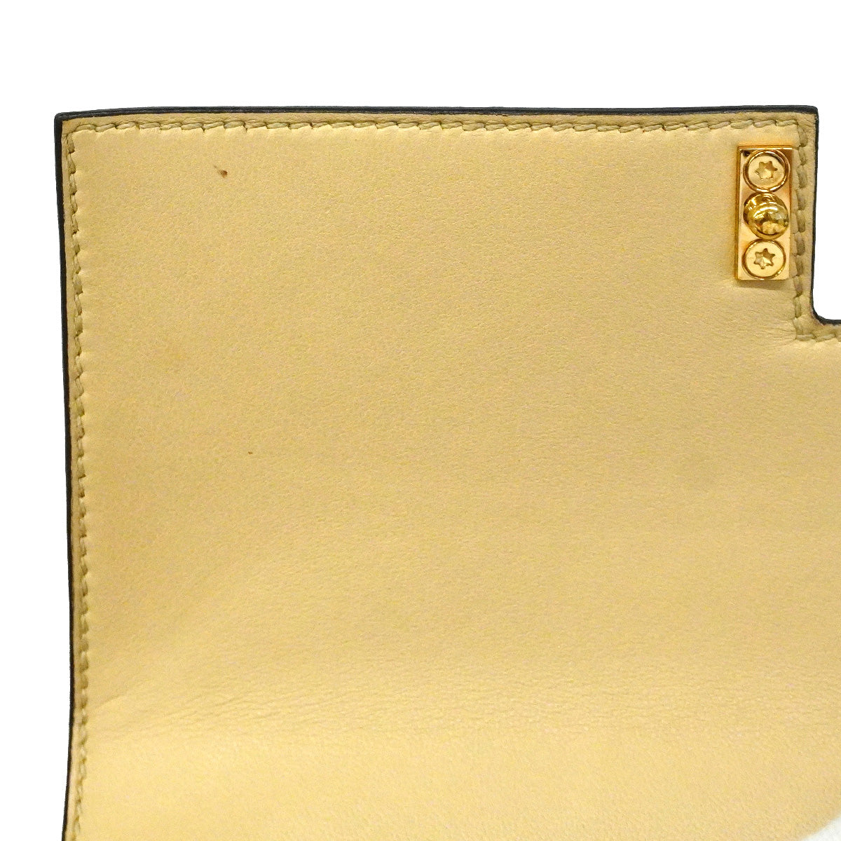 【6ic3966】エルメス ショルダーバッグ ヴェル― ミニ オーストリッチ ベージュ シャンパンゴールド金具 Z刻印【中古】レディース