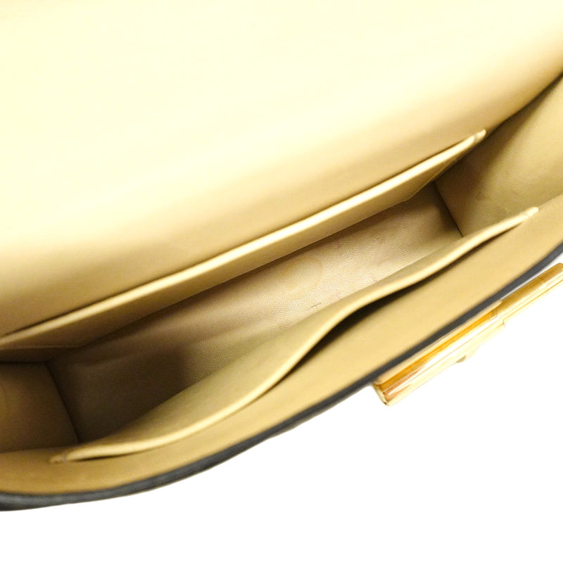 【6ic3966】エルメス ショルダーバッグ ヴェル― ミニ オーストリッチ ベージュ シャンパンゴールド金具 Z刻印【中古】レディース