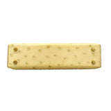 【6ic3966】エルメス ショルダーバッグ ヴェル― ミニ オーストリッチ ベージュ シャンパンゴールド金具 Z刻印【中古】レディース