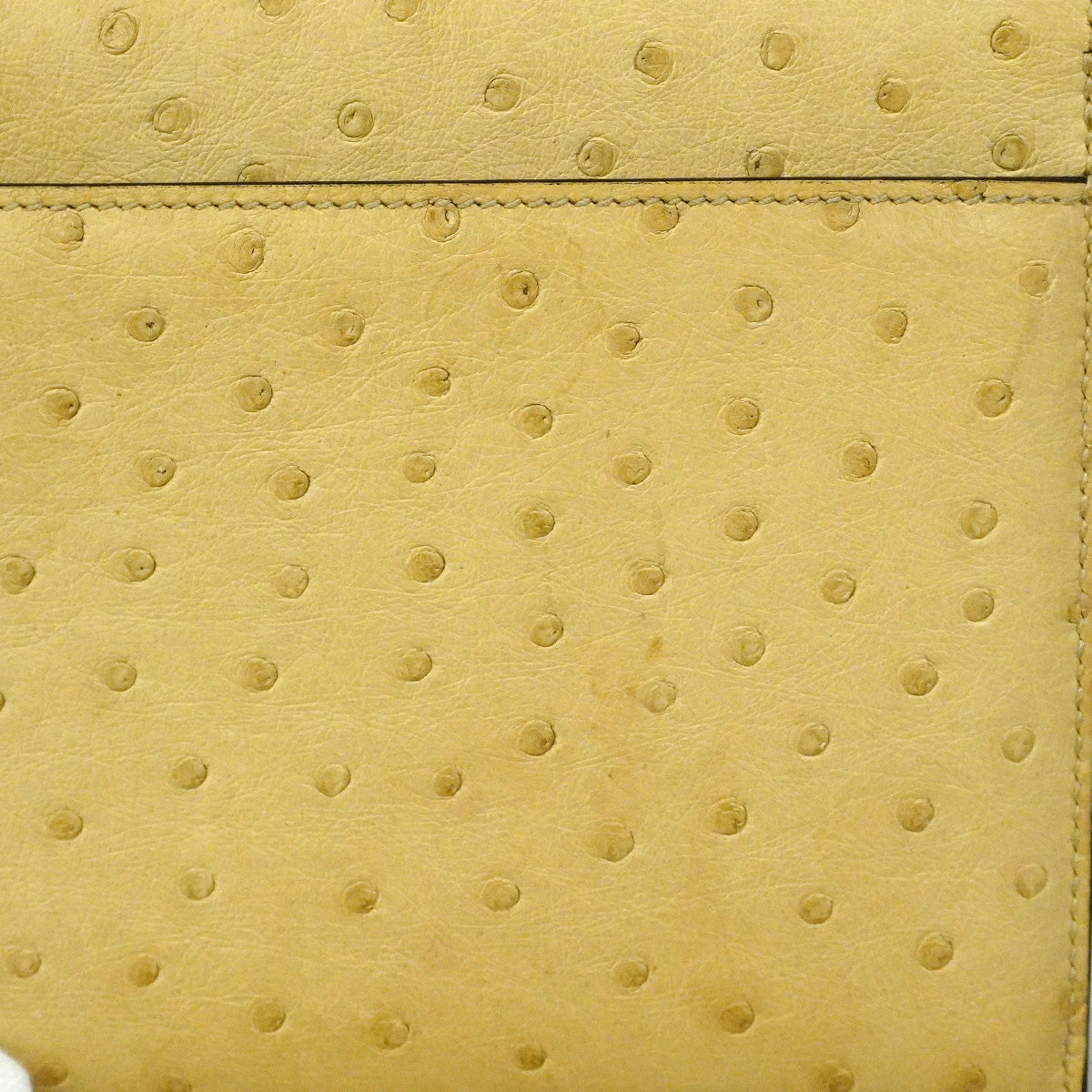 【6ic3966】エルメス ショルダーバッグ ヴェル― ミニ オーストリッチ ベージュ シャンパンゴールド金具 Z刻印【中古】レディース