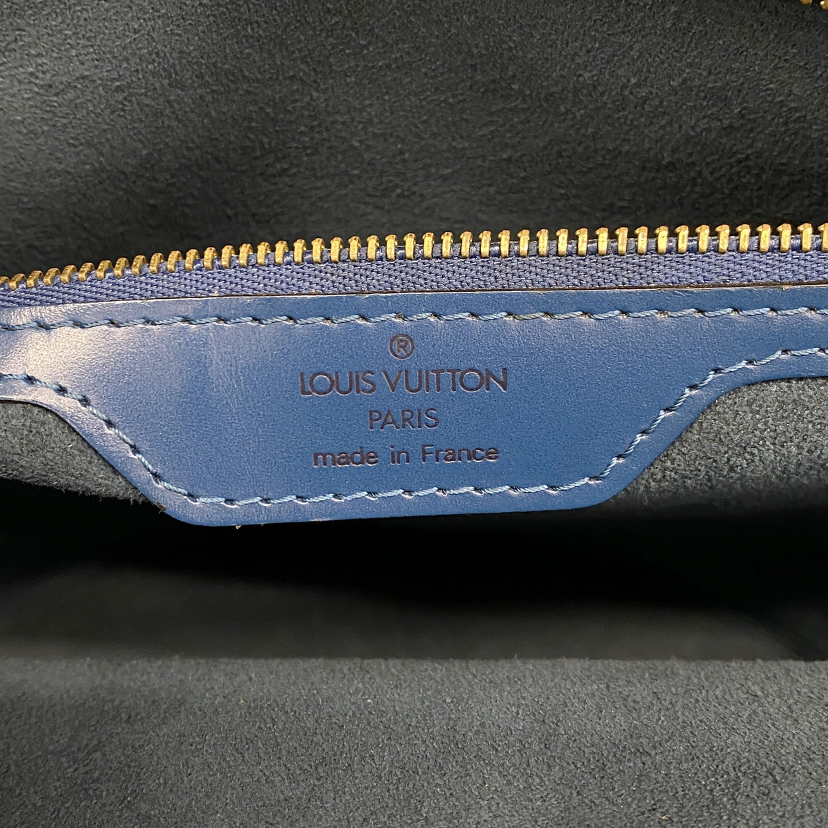 【6ic3975】ルイヴィトン ショルダーバッグ エピ サンジャックショッピング M52265 トレドブルー【中古】レディース