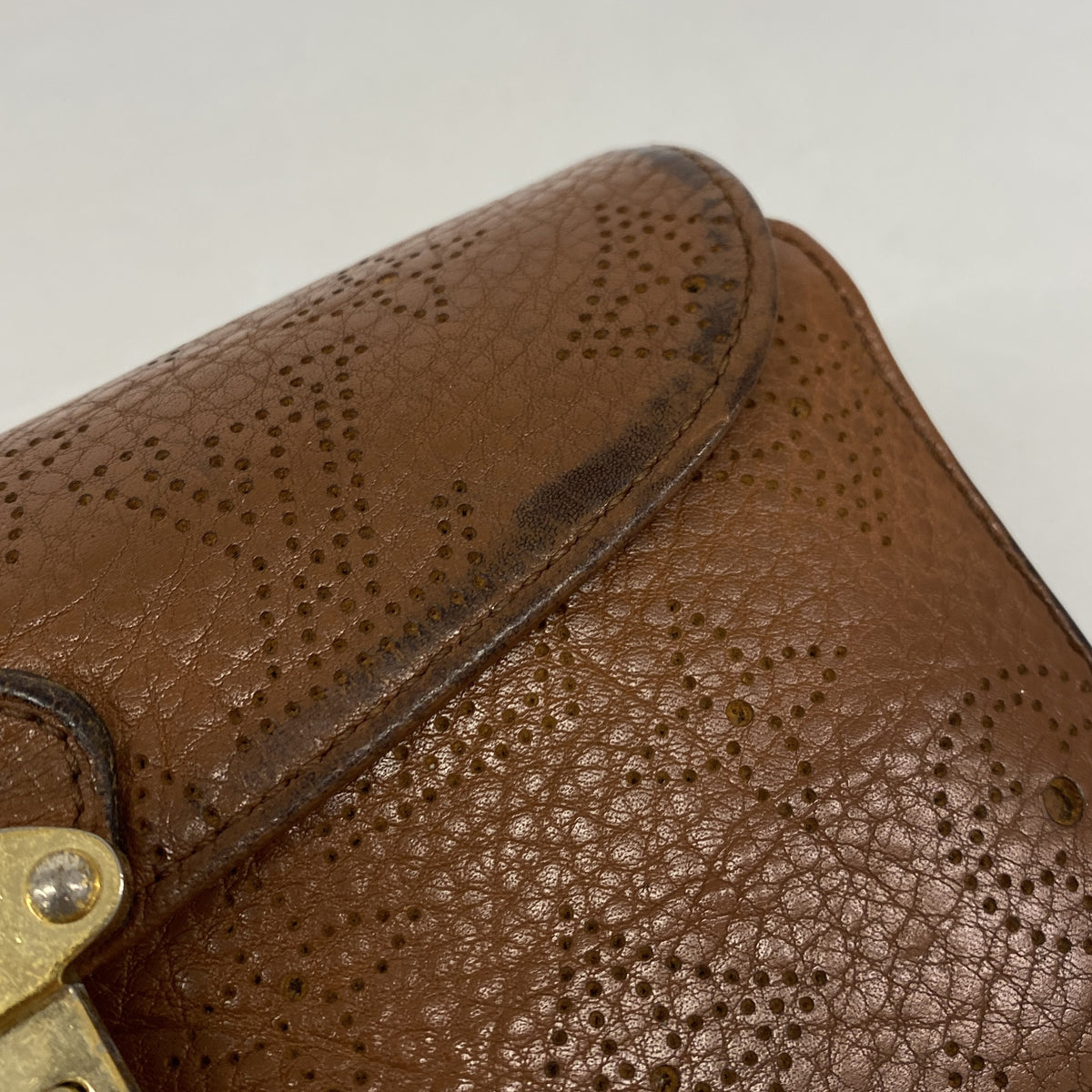 【6ic3978】ルイヴィトン 三つ折り長財布 マヒナ ポルトフォイユアメリア M95996 コニャック【中古】メンズ レディース ユニセックス