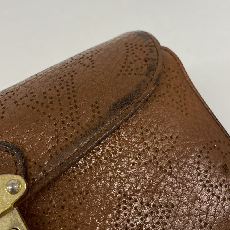 【6ic3978】ルイヴィトン 三つ折り長財布 マヒナ ポルトフォイユアメリア M95996 コニャック【中古】メンズ レディース ユニセックス