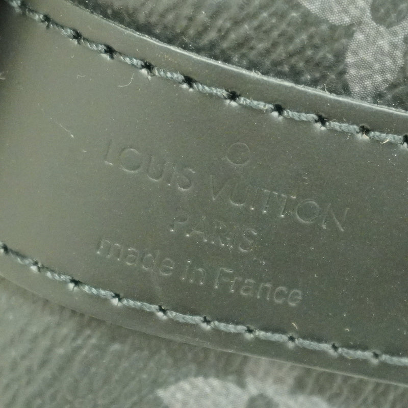 【6ic3983】ルイヴィトン ボストンバッグ モノグラム・エクリプス キーポルバンドリエール45 M40569 ブラック【中古】メンズ レディース ユニセックス