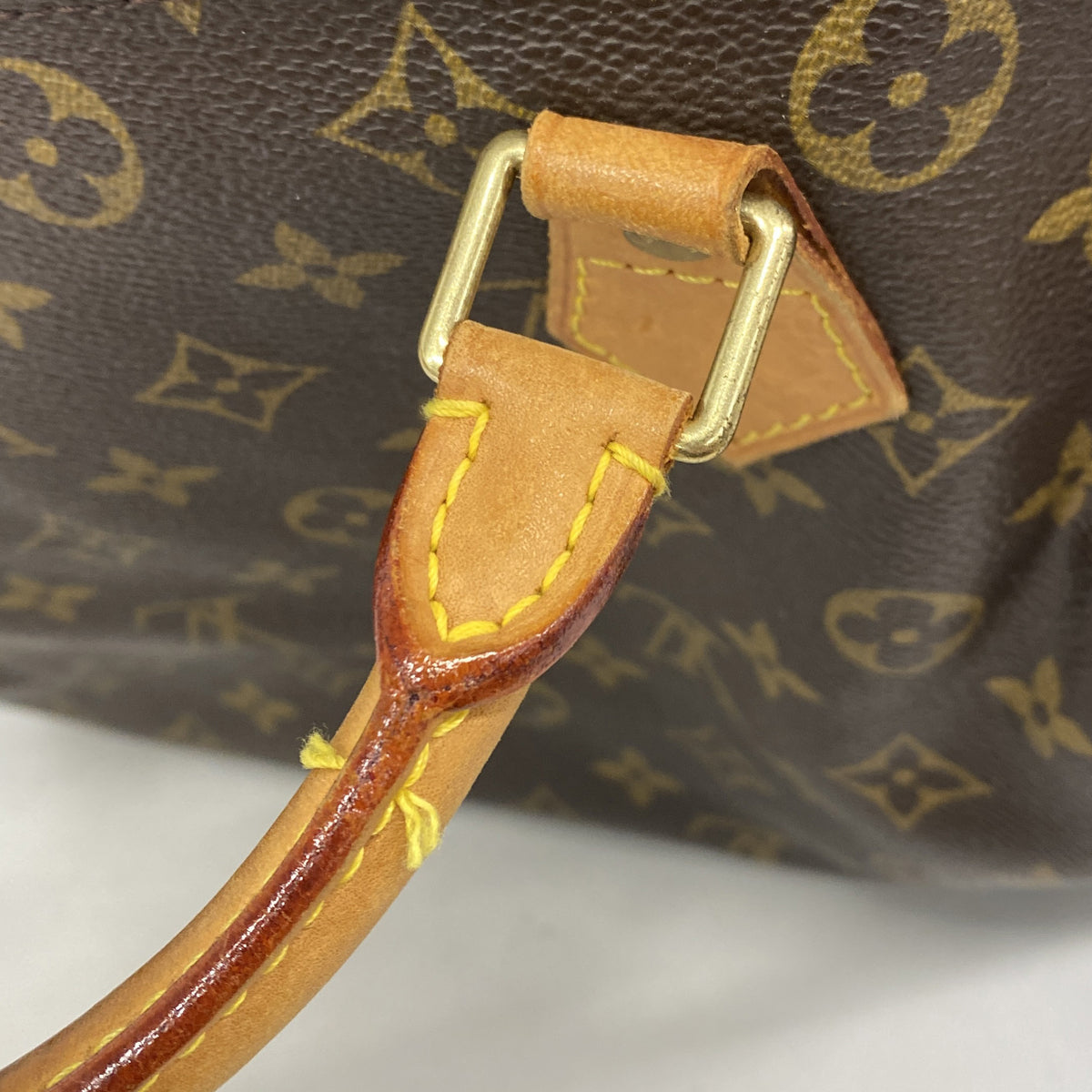 【6ic3992】ルイヴィトン ハンドバッグ モノグラム スピーディ30 M41108 ブラウン【中古】レディース