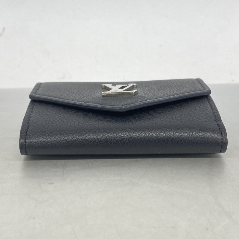 【6ic3997】ルイヴィトン 三つ折り財布 ポルトフォイユロックミニ M63921 ノワール【中古】レディース