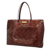 【6ic4095】ルイヴィトン トートバッグ ヴェルニ ウィルシャーMM M91646 ルージュフォーヴィスト【中古】レディース