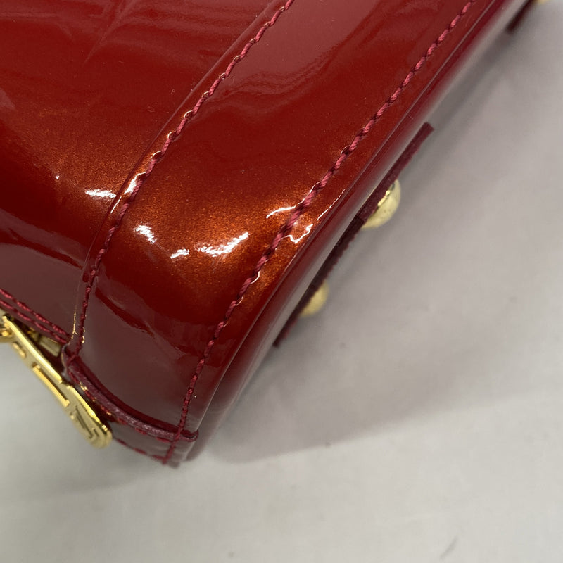 【6ic4145】ルイヴィトン ハンドバッグ ヴェルニ アルマBB M91698 ルージュグルナディーヌ 2wayバッグ【中古】レディース