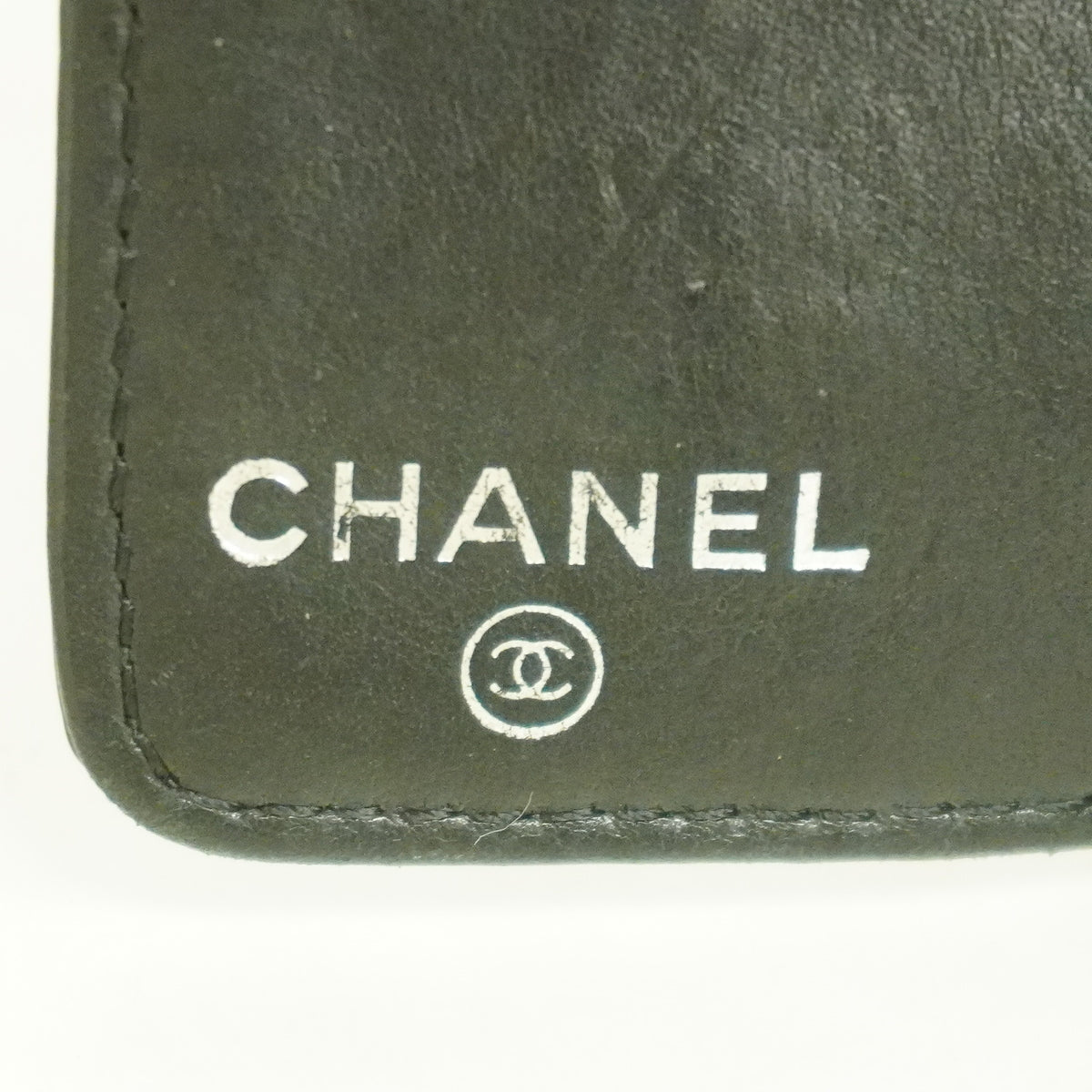 【6ic4162】シャネル キーケース カメリア パテントレザー ブラック シルバー金具【中古】レディース