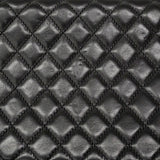 【6ic4164】シャネル ショルダーバッグ マトラッセ チェーンショルダー ウェストミンスター ラムスキン フェイクパール ブラック シャンパンゴールド金具【中古】レディース