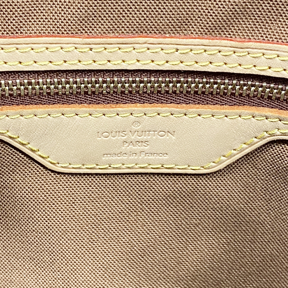 【6ic4182】ルイヴィトン トートバッグ モノグラム バティニョールヴェルティカル M51153 ブラウン【中古】レディース