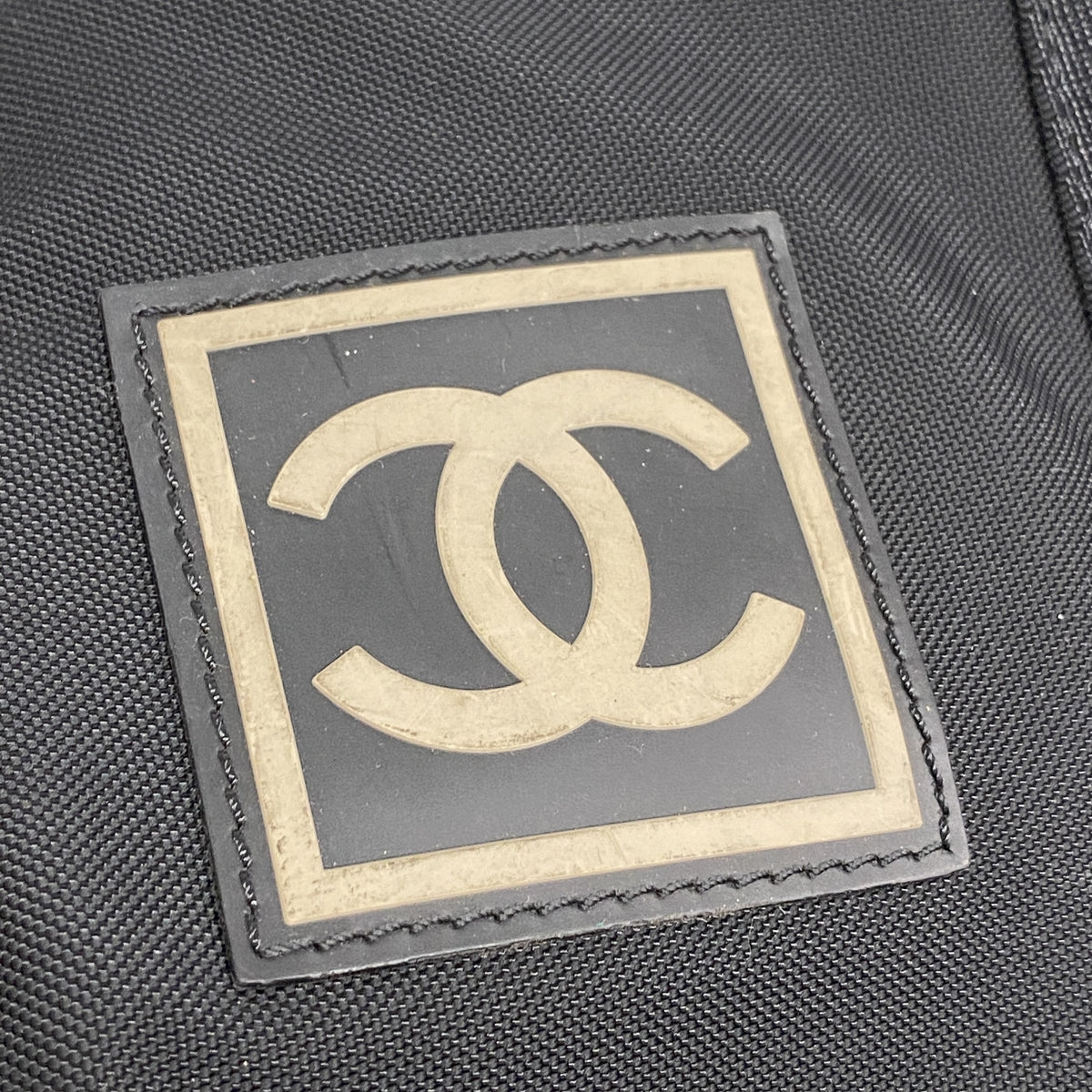 【6ic4199】シャネル ボストンバッグ スポーツ ナイロン ブラック【中古】メンズ レディース ユニセックス