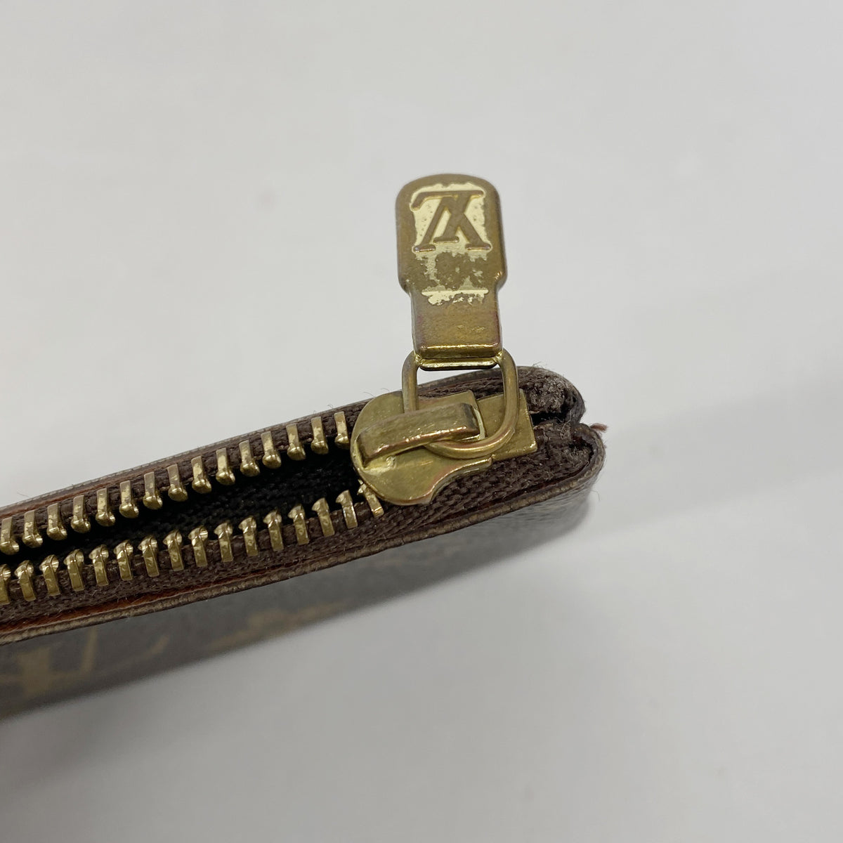 【6ic4239】ルイヴィトン コインケース モノグラム ポシェットクレ M62650 ブラウン【中古】メンズ レディース ユニセックス