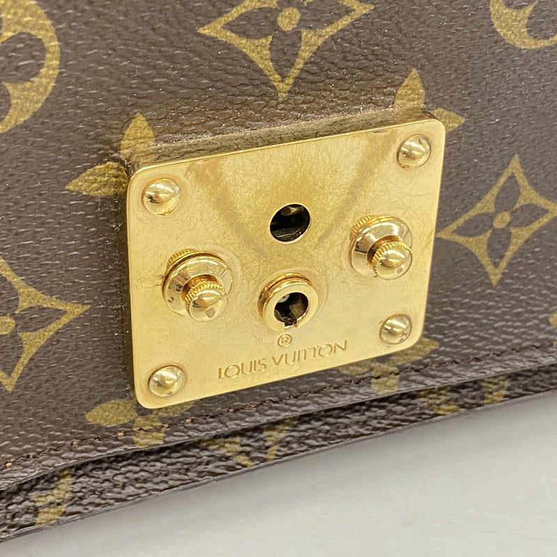 【6ic4259】ルイヴィトン ハンドバッグ モノグラム モンソー26 M51187 ブラウン 2wayバッグ【中古】レディース