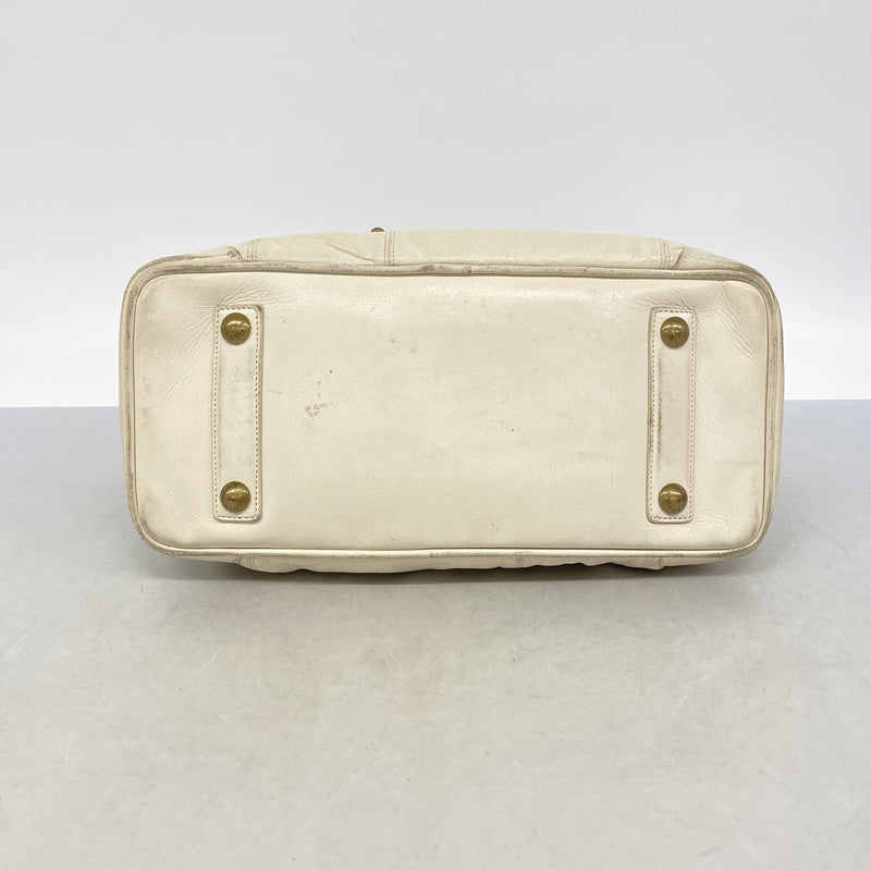 【6ic4262】ルイヴィトン ハンドバッグ クルーズライン リヴェット M95345 エクリュ【中古】レディース