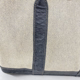 【6ic4263】エルメス トートバッグ ガーデンパーティTPM トワルアッシュ ブラック シルバー金具 □I刻印【中古】レディース