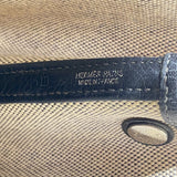【6ic4263】エルメス トートバッグ ガーデンパーティTPM トワルアッシュ ブラック シルバー金具 □I刻印【中古】レディース