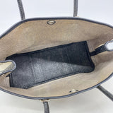 【6ic4263】エルメス トートバッグ ガーデンパーティTPM トワルアッシュ ブラック シルバー金具 □I刻印【中古】レディース