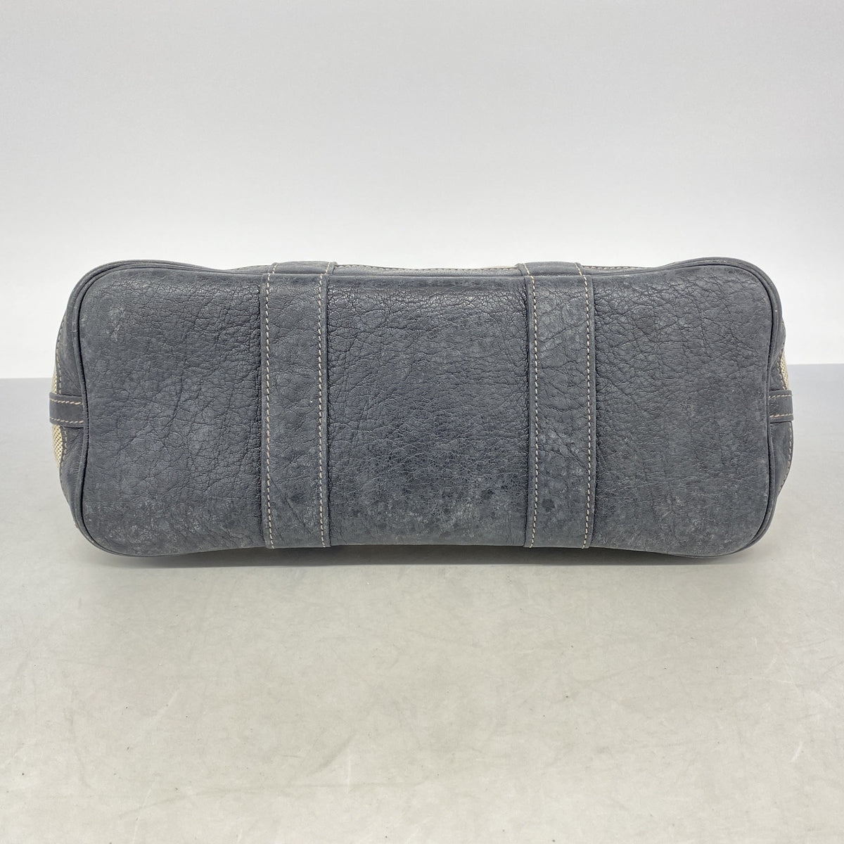 【6ic4263】エルメス トートバッグ ガーデンパーティTPM トワルアッシュ ブラック シルバー金具 □I刻印【中古】レディース