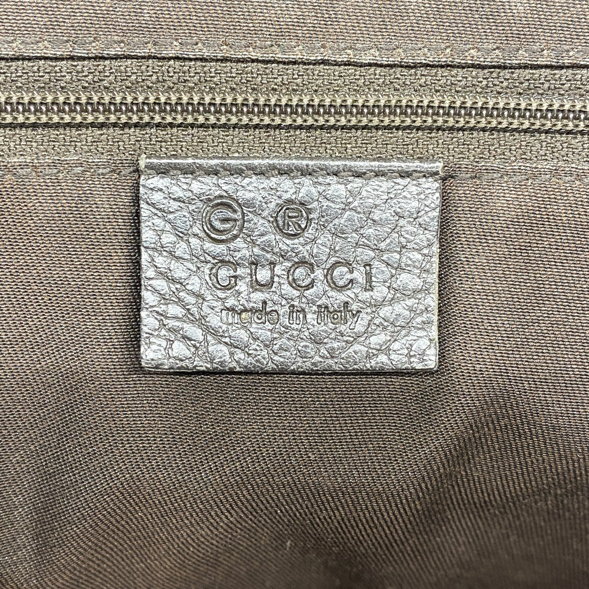 【6ic4266】グッチ ショルダーバッグ アビー 268642 キャンバス ブラウン シルバー金具【中古】レディース