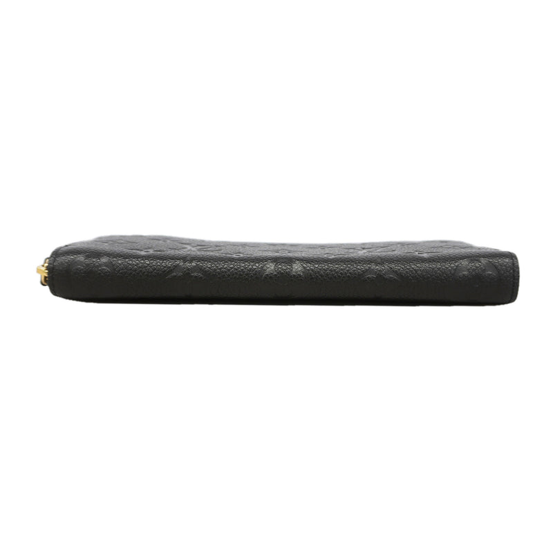 【6ic4289-e】ルイヴィトン 長財布 モノグラム・アンプラント ポルトフォイユクレマンス M60171 ノワール【中古】レディース