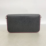 【6ic4328】ルイヴィトン ショルダーウォレット エピ ポシェットフェリシー M64579 ノワール/ホットピンク【中古】レディース