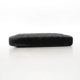 【6ic4332】シャネル チェーントート チョコバー ハラコ ブラック ゴールド金具【中古】レディース