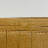 【6ic4350】エルメス 長財布 ベアンスフレ シェブルミゾル セサミ ゴールド金具 Y刻印【中古】レディース