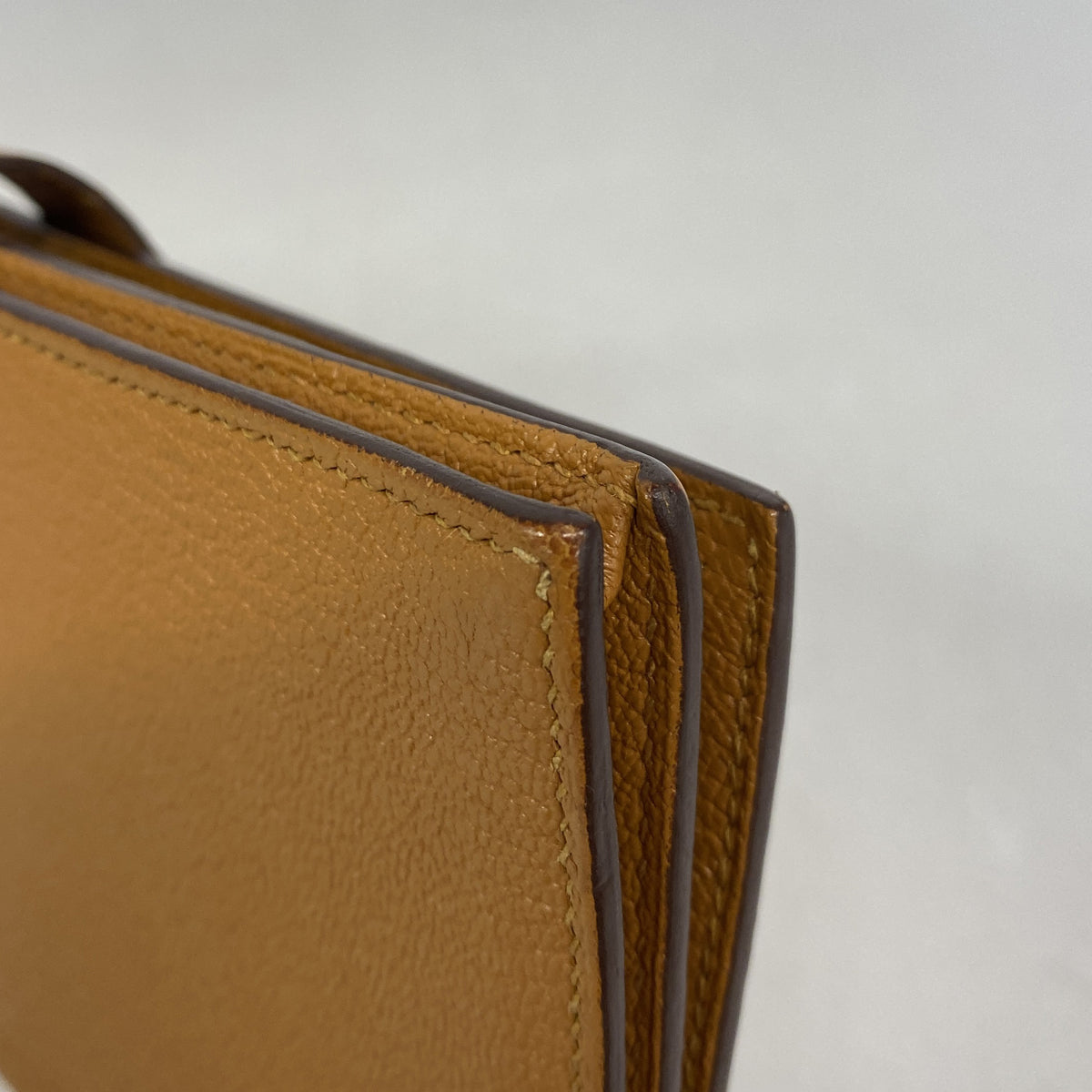 【6ic4350】エルメス 長財布 ベアンスフレ シェブルミゾル セサミ ゴールド金具 Y刻印【中古】レディース